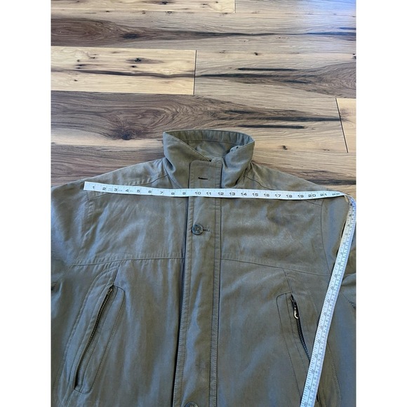 Vtg Westminster Sport Quilted Field Chore Jacket Olive Green Men 48 EU Insulated - Picture 11 of 16